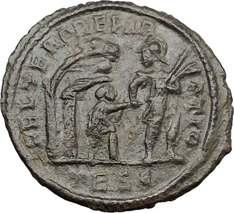 CONSTANTIUS II Constantine the Great son Roman Coin Christ monog Labarum i32193