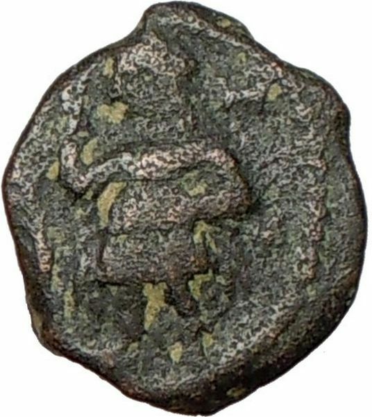 King Aretas IV Queen Shaqilat Nabataean 9BC Ancient Greek Coin i24027