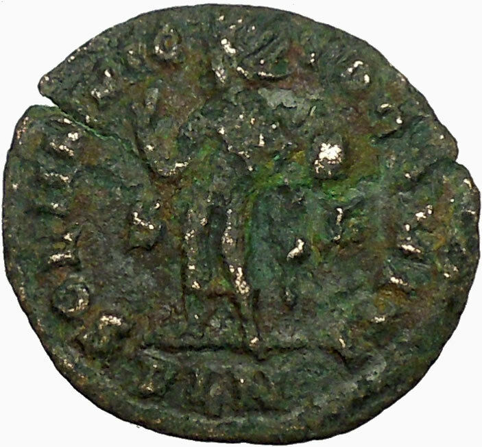 Constantine I The Great 313AD Ancient Roman Coin SOL INVICT Sun God i34822