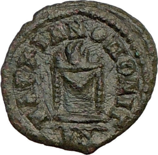 ELAGABALUS Bisexual Emperor Marcianopolis Ancient Roman Coin ALTAR i22627