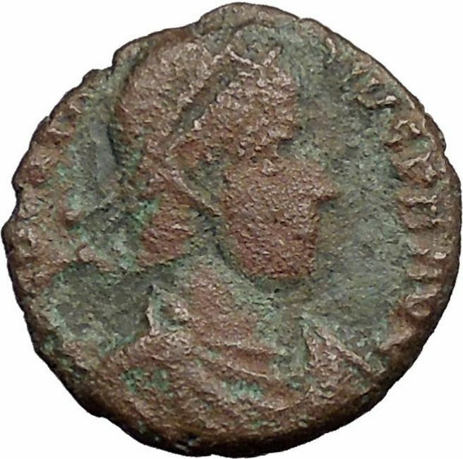 CONSTANTIUS II Constantine the Great son Ancient Roman Coin Horse man i33345