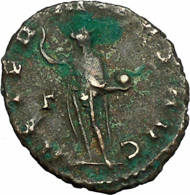 GALLIENUS son of Valerian I Authentic Ancient Roman Coin Sol Invict Cult i34525