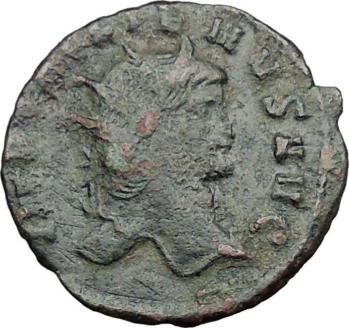 GALLIENUS son of Valerian I Authentic Ancient Roman Coin Antelope i32660