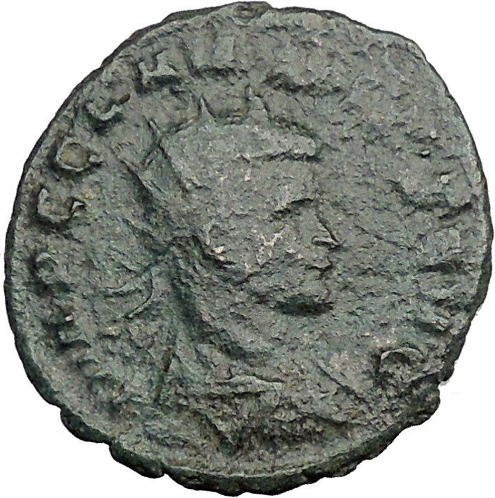 CLAUDIUS II Gothicus 268AD Ancient Roman Coin Virtus Valour w branch i33261