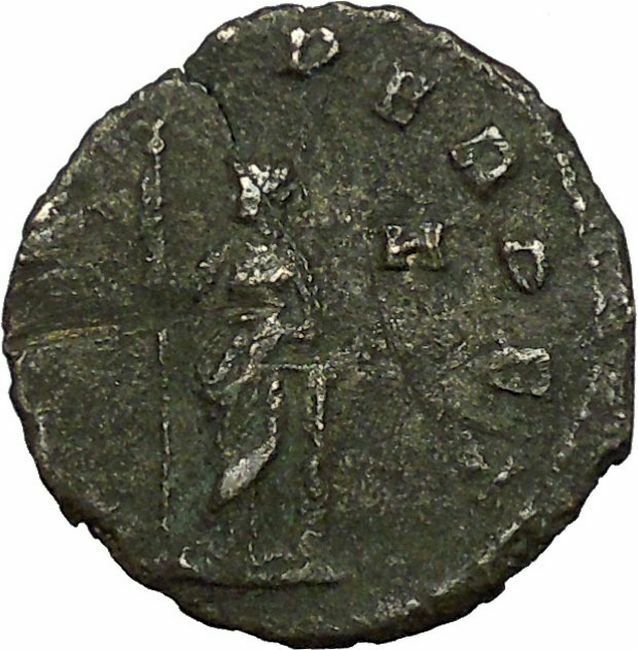 Gallienus Valerian I son Ancient Roman Coin Security & stability Cult i34726