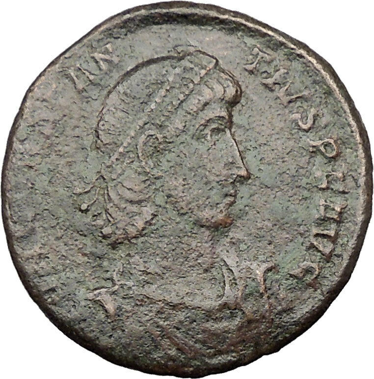 CONSTANTIUS II Constantine the Great son Big Ancient Roman Coin Horse man i32464