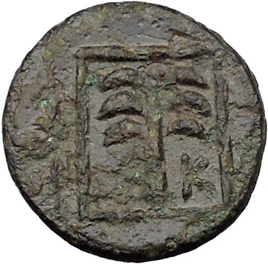 Skepsis in Troas 350BC Ancient Greek Coin Pegasus winged horse Fir tree i31791