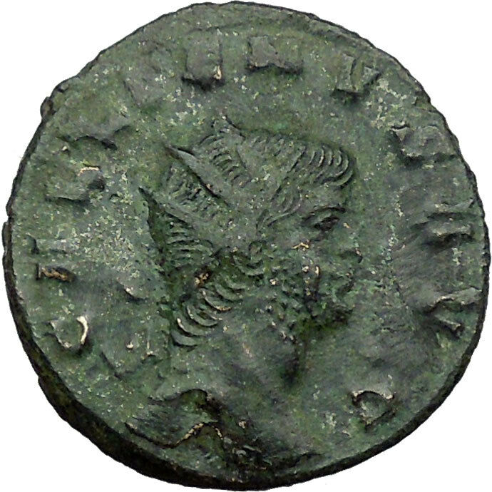 GALLIENUS son of Valerian I Ancient Roman Coin Sol Cult Sun God Cult i34519