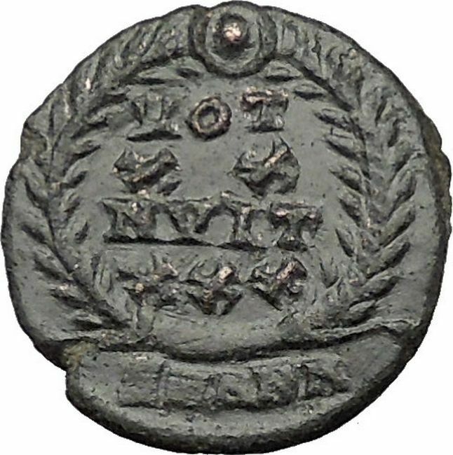 CONSTANTIUS II Constantine the Great son Roman Coin Wreath of Success i32483