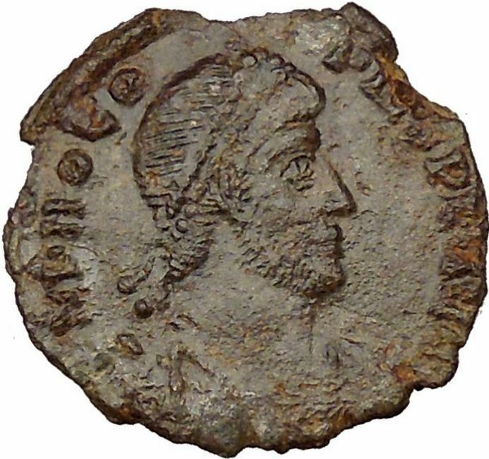 Procopius Roman Usurper against Valentinian I 365AD Roman Coin Labarum i33786