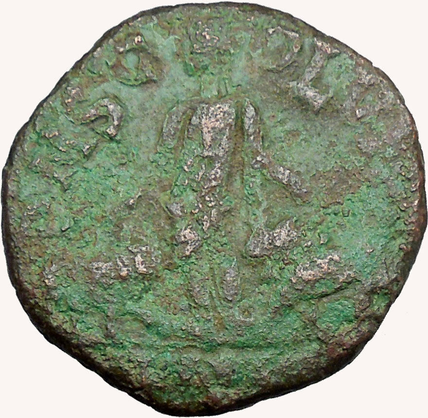 Herennia Ancient Viminacium MOESIA Roman Coin Bull & Lion Legion RARE i33977