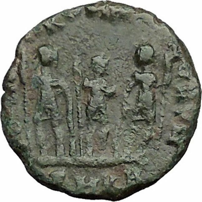 Arcadius 388AD Ancient Roman Coin Three emperors i32865