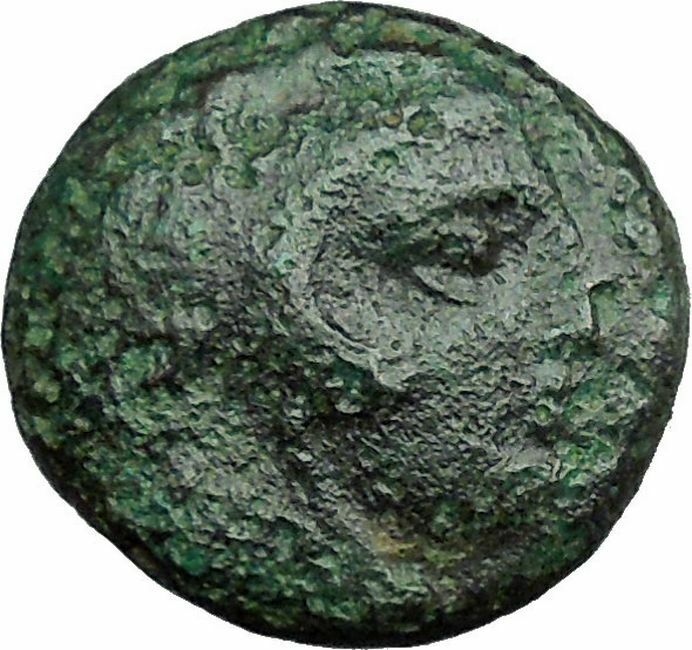 Alexander III the Great 336BC Ancient Greek Coin Hercules Bow Club i33737