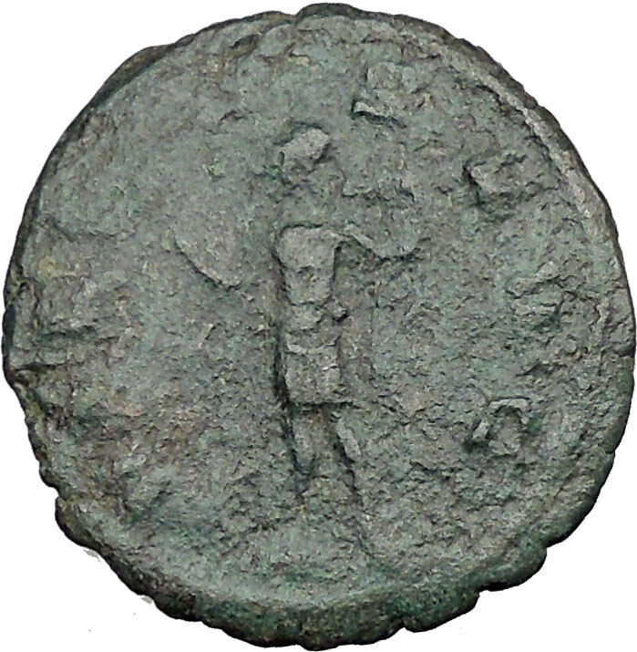 CLAUDIUS II Gothicus 268AD Ancient Roman Coin Virtus Valour w branch i33261