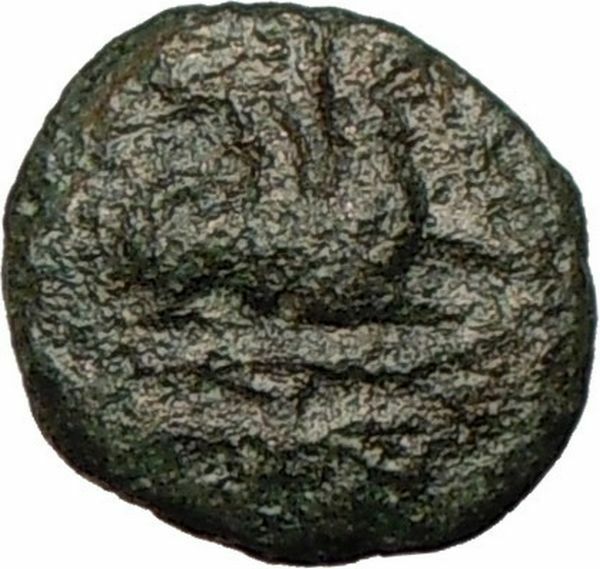 ABDERA in THRACE 345BC Griffin Apollo Healer Cult Ancient Greek Coin i24932