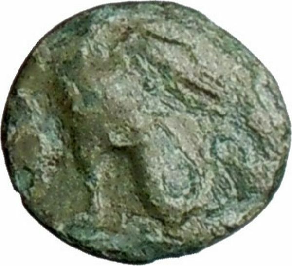 ABDERA Thrace 336BC Griffin Lion w wings & eagle head Ancient Greek Coin i24952