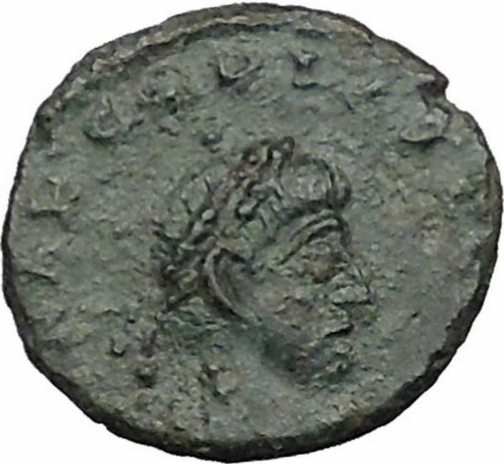 ARCADIUS 383AD Ancient Roman Coin Bivouac Military Camp Gate i32817