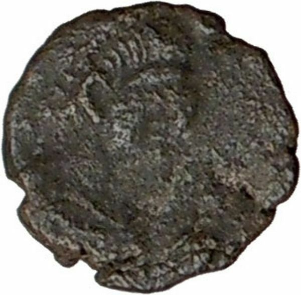 LEO I 457AD Rare Authentic Ancient Roman Coin Verina w cross i20748