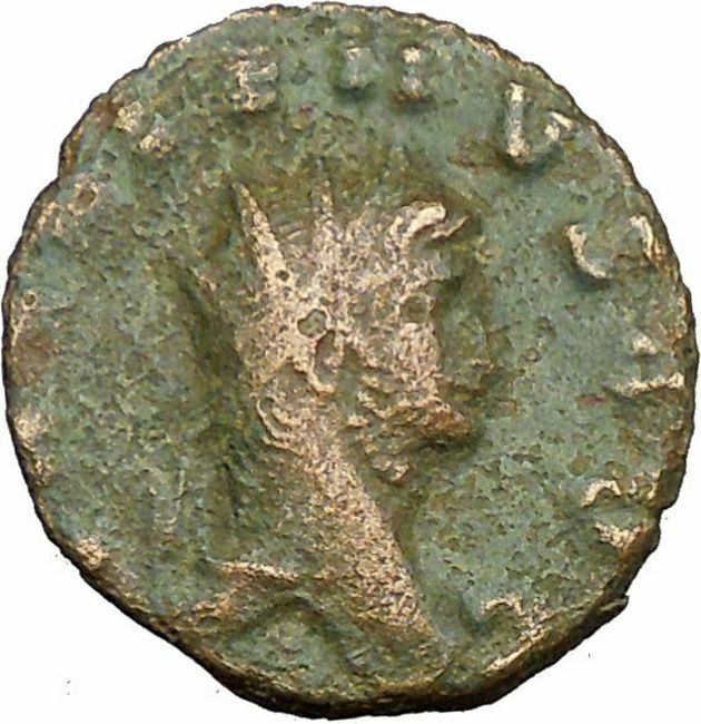 Gallienus son of Valerian I Ancient Roman Coin Fertility Uberitas Cult i34114