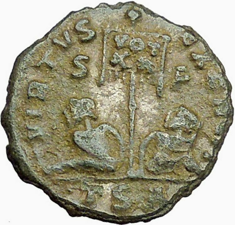 LICINIUS I Constantine the Great enemy 320AD Ancient Roman Coin Flag i35000