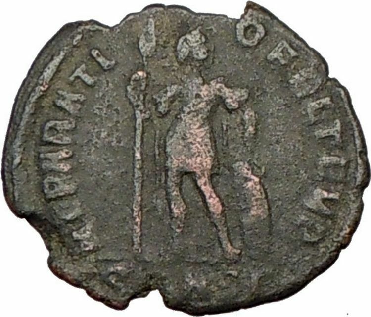 PROCOPIUS 366AD Rare Ancient Authentic Roman Coin Procopius w spear i19153