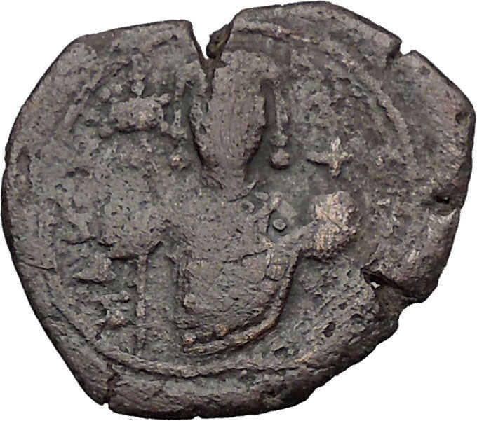 Manuel I , Comnenus 1143AD Rare Ancient Byzantine Authentic Coin Cross i32108