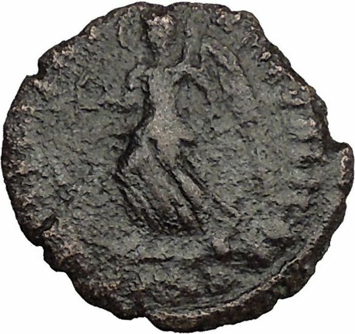 VALENS "Last True Roman" 364AD Ancient Roman Coin Victory Nike Angel i33063