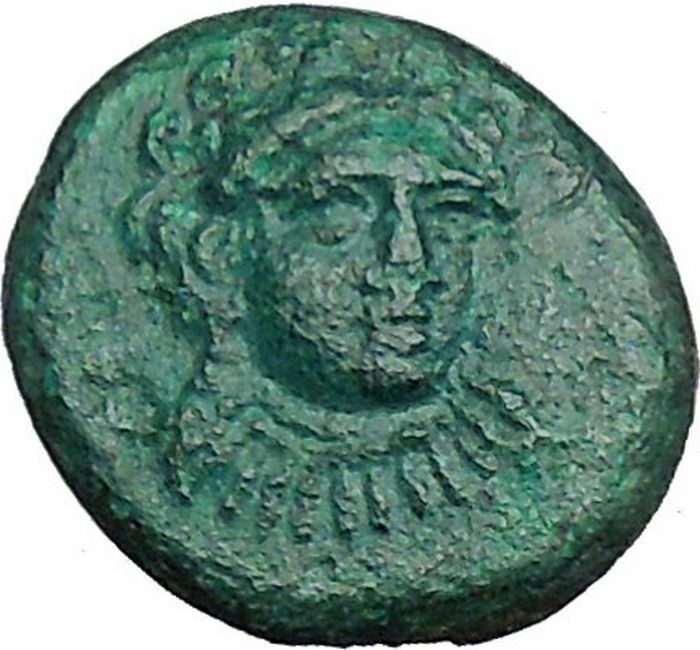 Gergis in Troas 350BC Very rare Ancient Greek Coin Sphinx Sibyl i33824