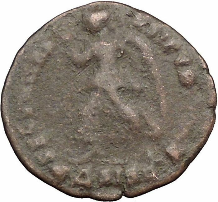 VALENTINIAN I 364AD Ancient Roman Coin Nike Victory Angel i33131