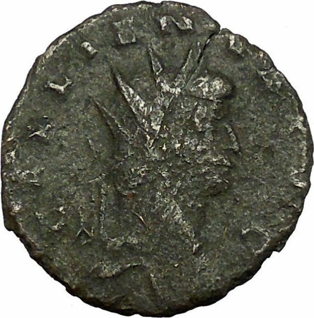 Gallienus Valerian I son Ancient Roman Coin Security & stability Cult i34726