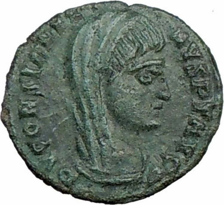 CONSTANTINE I 337AD Heaven CHARIOT Horse Ancient Roman Coin God Hand i21399