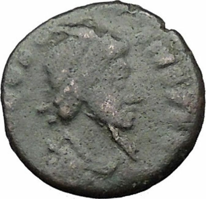 THEODOSIUS I the Great 388AD Ancient Roman Coin Military Camp Gate i32811