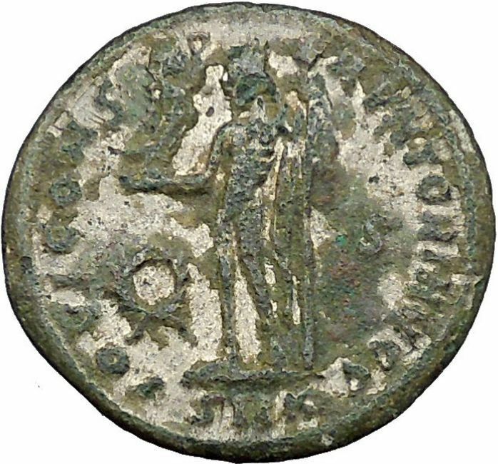 LICINIUS I Constantine I the Great enemy Ancient Roman Coin NUDE JUPITER i34072