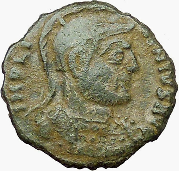 LICINIUS I Constantine the Great enemy 320AD Ancient Roman Coin Flag i35000