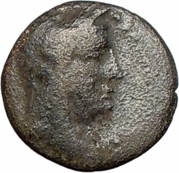 Elaia in Asia Minor 200BC Ancient Greek Coin Demeter Torch HOPE emblem i27780