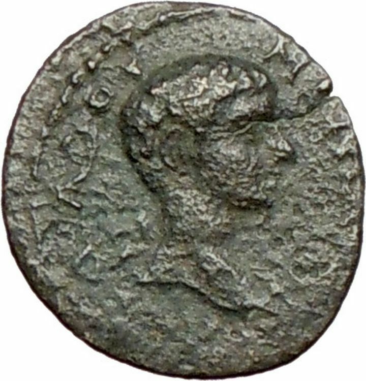 Diadumenian 218AD Kotiaion in Phrygia Very Rare Ancient Roman Coin Wreath i28075