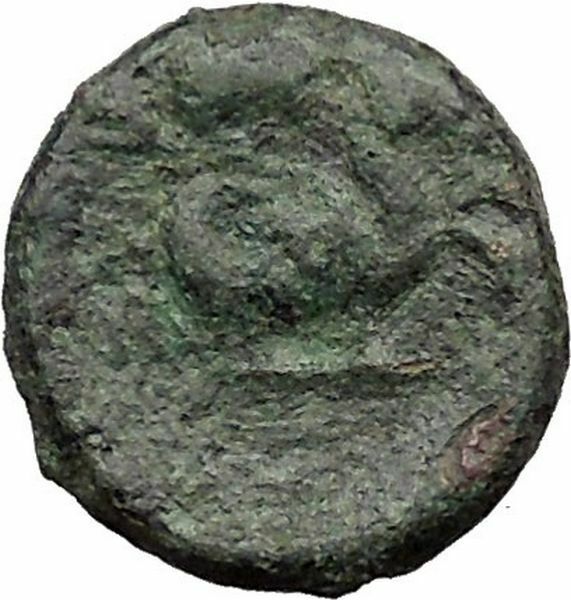 LAMPSAKOS in MYSIA 300BC Caduceus Pegasus Winged Horse Ancient Greek Coin i31840