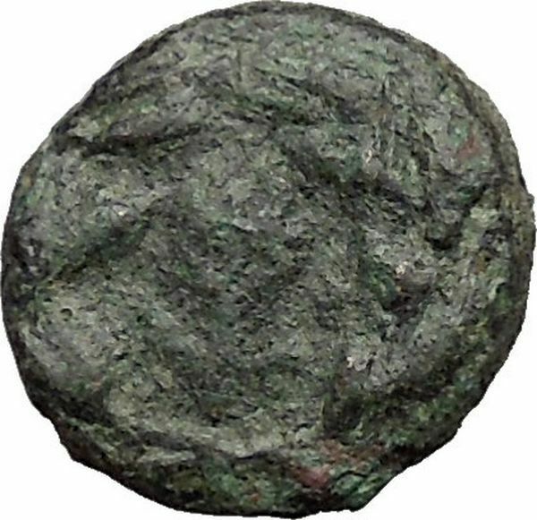 LAMPSAKOS in MYSIA 300BC Caduceus Pegasus Winged Horse Ancient Greek Coin i31840