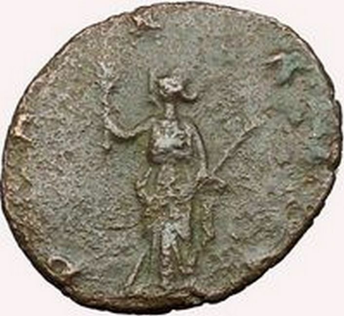 GALLIENUS son of Valerian I Ancient Roman Coin PEACE Goddess Cult i33935