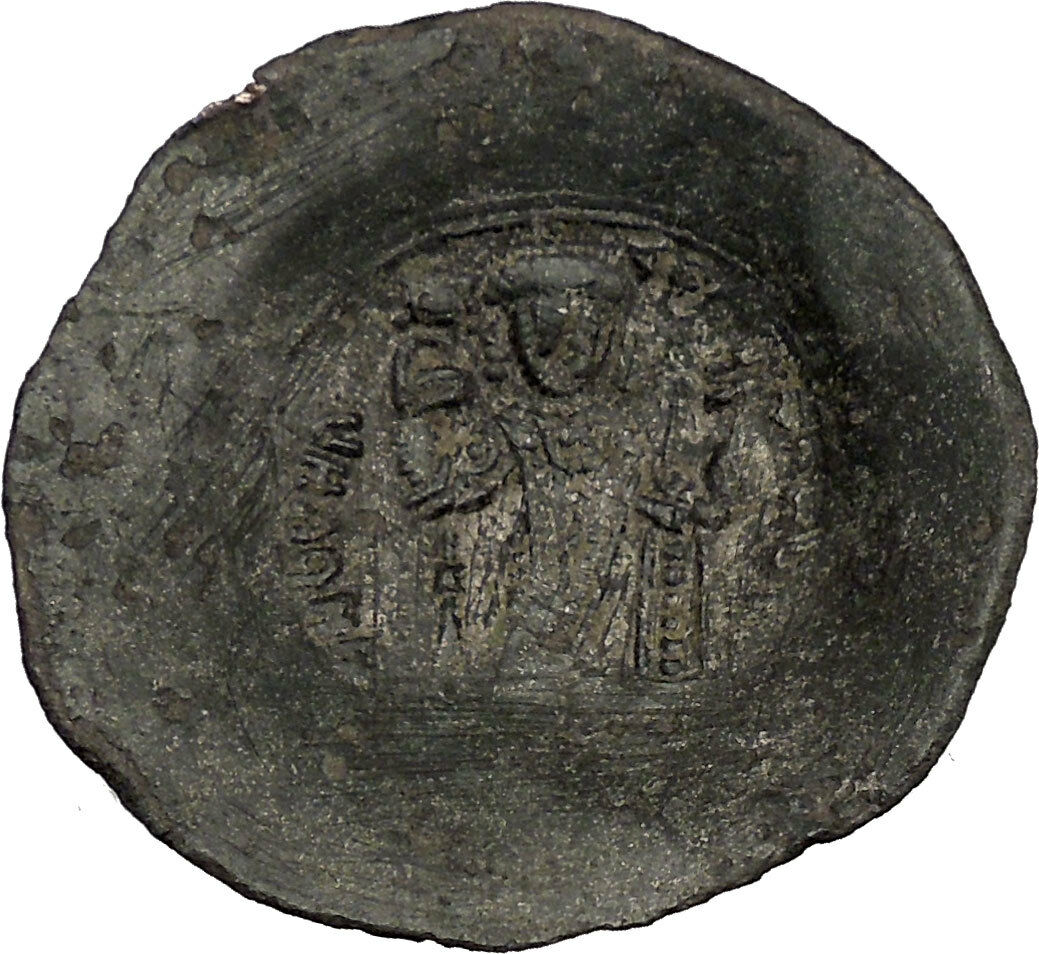 Latin Rulers of Constantinople 1204-1261AD Byzantine Coin Virgin Labarum i33403