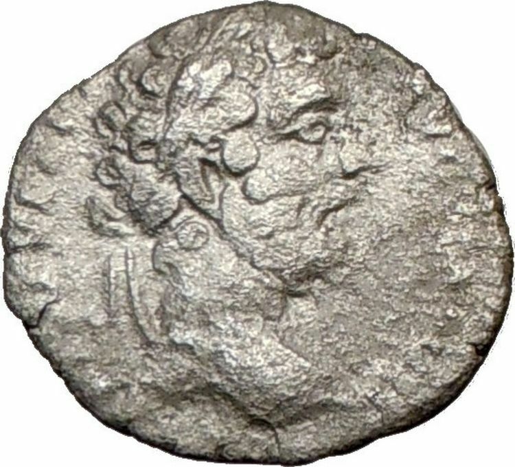 SEPTIMIUS SEVERUS 196AD Silver Rare Ancient Roman Coin VICTORY Nike i21556