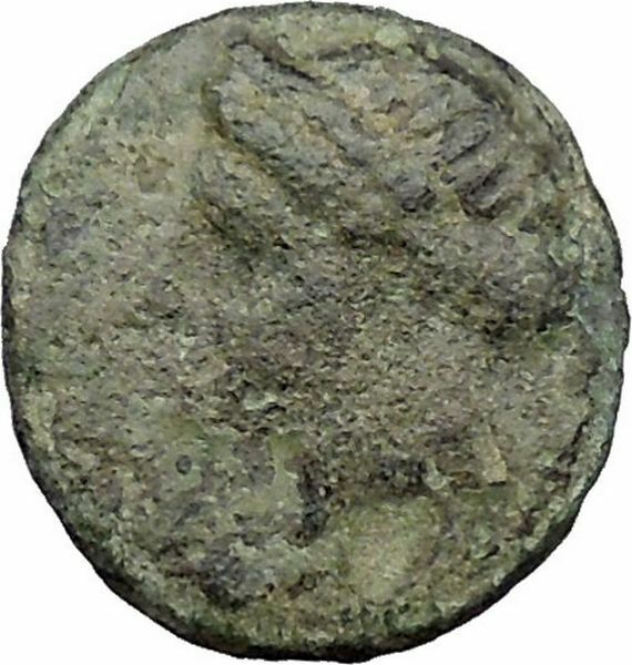 Magnesia ad Maeandrum in Ionia 350BC Rare Ancient Greek Coin Apollo Bull i31816