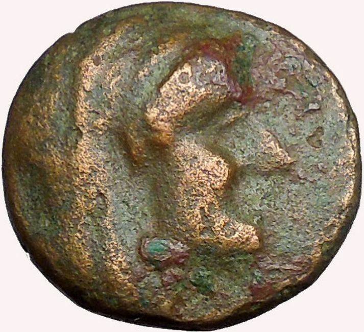 PELINNA Thessaly 306BC Mantho w casket Horse man Ancient Greek Coin i33878