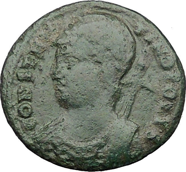 Constantine I The Great founds Constantinople Ancient Roman Coin Nike i32477