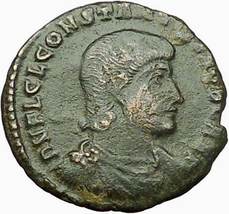 CONSTANTIUS GALLUS 351AD Roman Ancient Coin BATTLE Soldier Horse man i34926