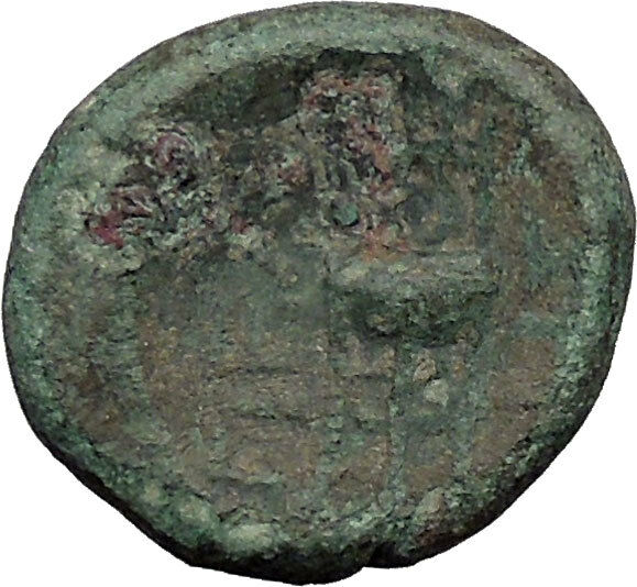 Pella Macedonia Capital 158BC Apollo & Tripod Ancient Greek Coin i31969