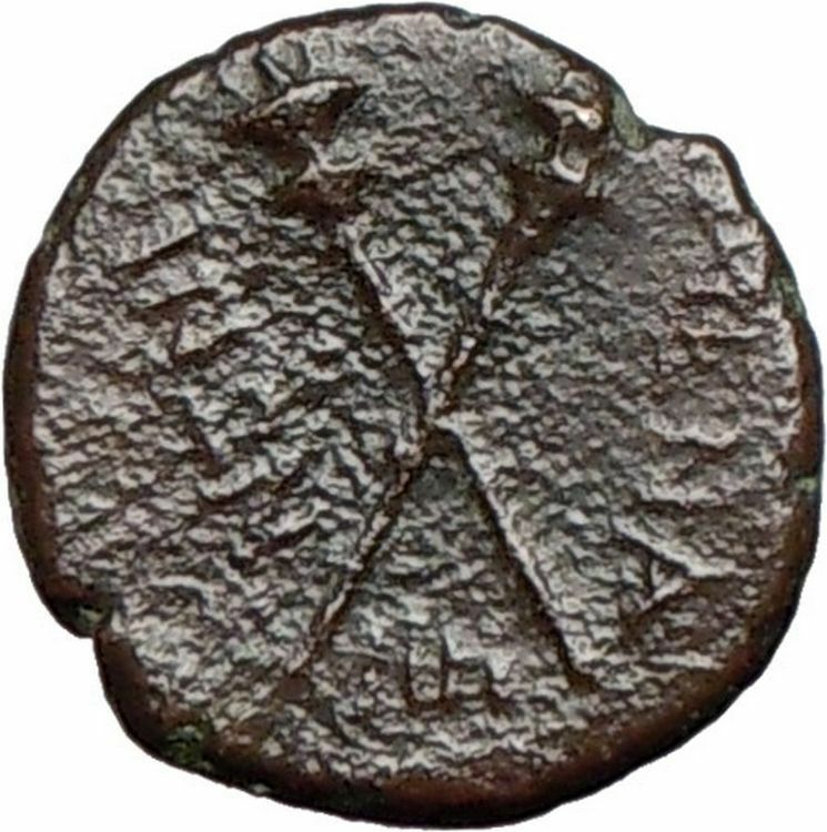 MENAINON Sicily 175BC Demeter & Torches HOPE Emblem Ancient Greek Coin i24272