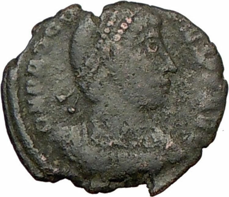 PROCOPIUS 366AD Rare Ancient Authentic Roman Coin Procopius w spear i19153