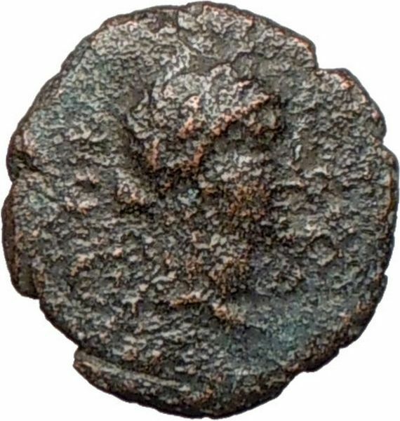 Elaia in Asia Minor 200BC Ancient Greek Coin Demeter Torch Hope emblem i27761