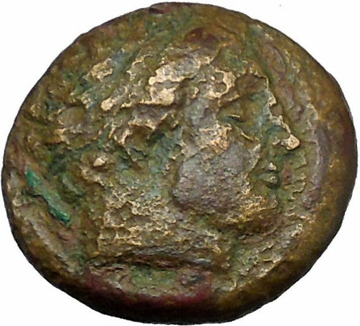 Philip II Alexander the Great Dad OLYMPIC GAMES Ancient Greek Coin Horse i34216